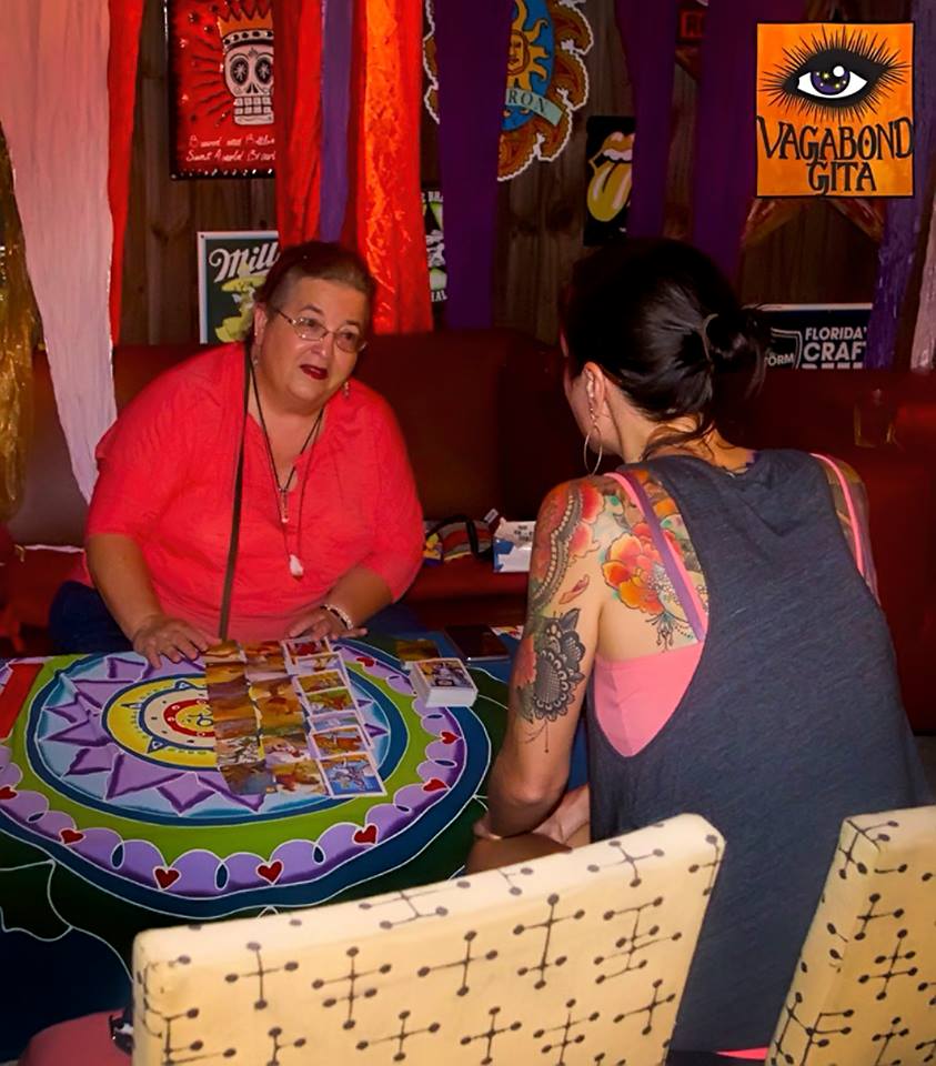 TarotandStars's tweet photo. Happening at the #VagabondGita Mon 5/22 at the #c1949 on Sligh Ave in Tampa from 7PM until the Witching Hour! #TarotinTampa #TarotandStars https://t.co/vbVEMRj550