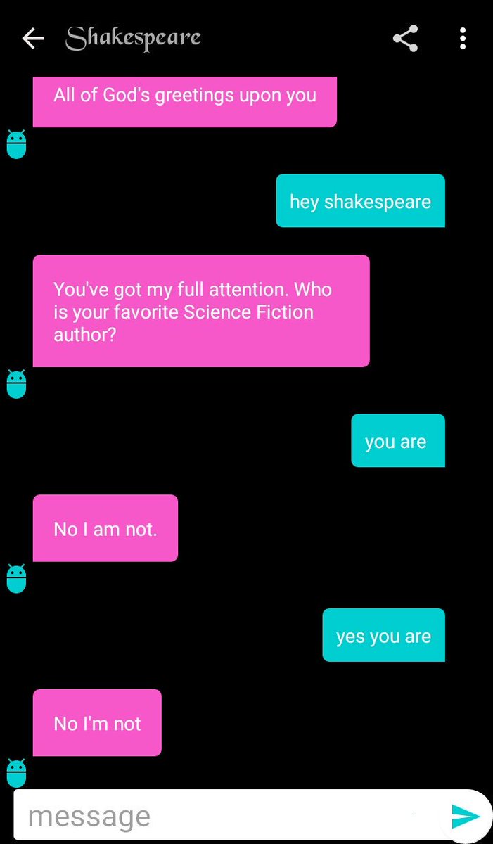 ChatZer0's tweet photo. Check out my #chat with Shakespeare on #ChatZer0 https://t.co/AKhDU0O738 #mondaymotivation #MondayMorning #MondayBlues https://t.co/gsMYy29CLE