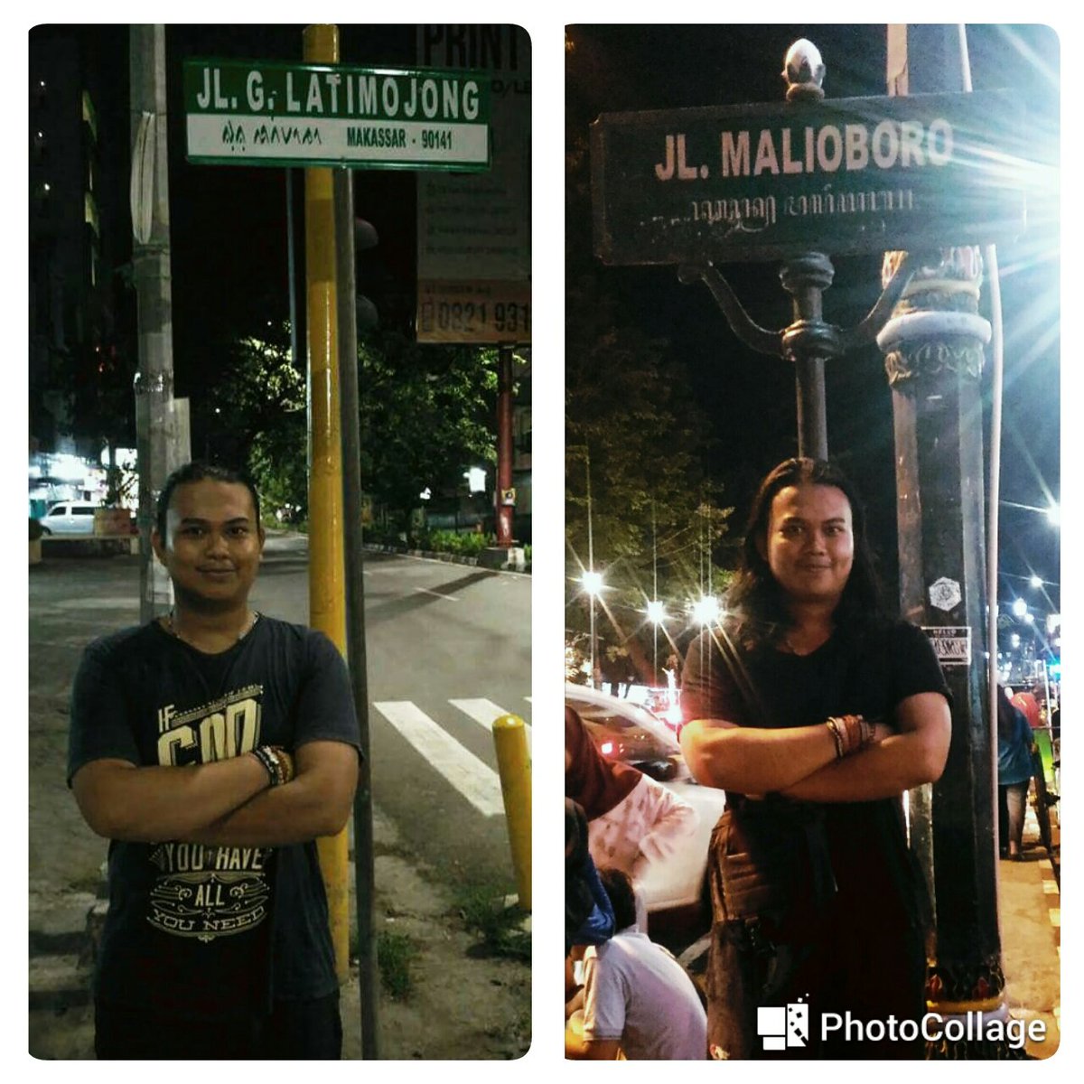 alkrishardinal's tweet image. Dua kota yang berbeda, satu NKRI