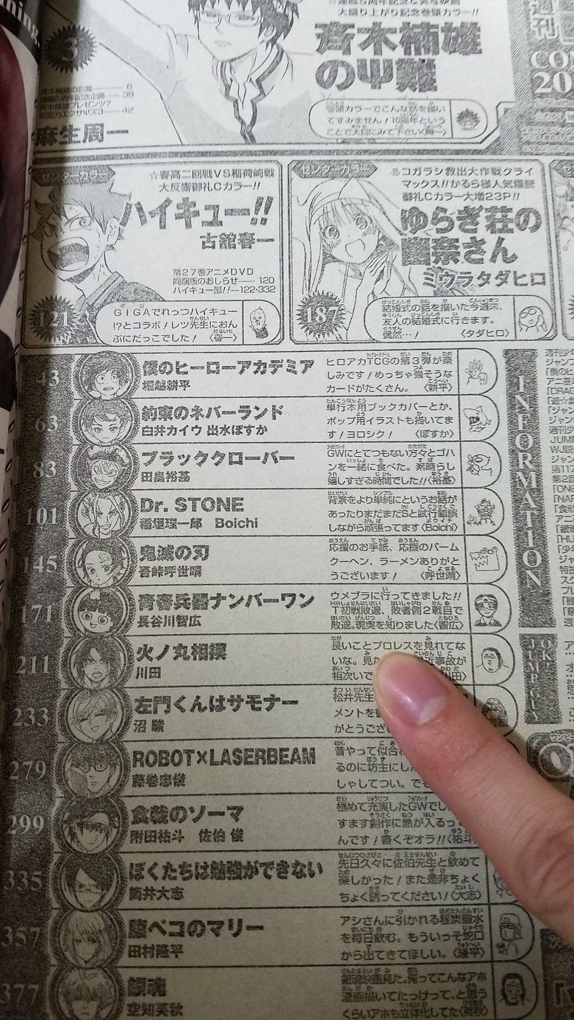 ウメブラ 関東スマブラオフ大会 本日発売の週刊少年ジャンプ 青春兵器ナンバーワン 連載中の長谷川智広先生の巻末コメントにスマブラのオフライン大会ウメブラのことが ウメブラ 関東スマブラオフ大会 本日発売の週刊少年ジャンプ 青春兵器ナンバーワン 連載中の長谷川智広先生の巻末コメントにスマブラのオフライン大会ウメブラのことが