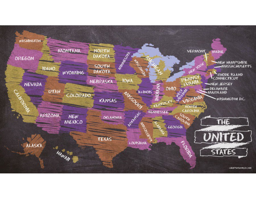 mapsofworld's tweet photo. Why not gift a #USA chalk poster to someone? Beautiful it is!
https://t.co/EpdLmhOnKR
#BuyMap #USAMap https://t.co/gE2fsG5OqQ