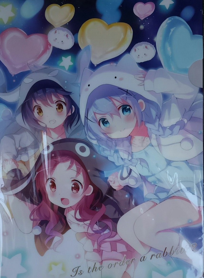 とんすけ ローソンにて どん兵衛2個でもらいました ごちうさ イメージ曲は オリオンピクニック 姉妹2 可愛い