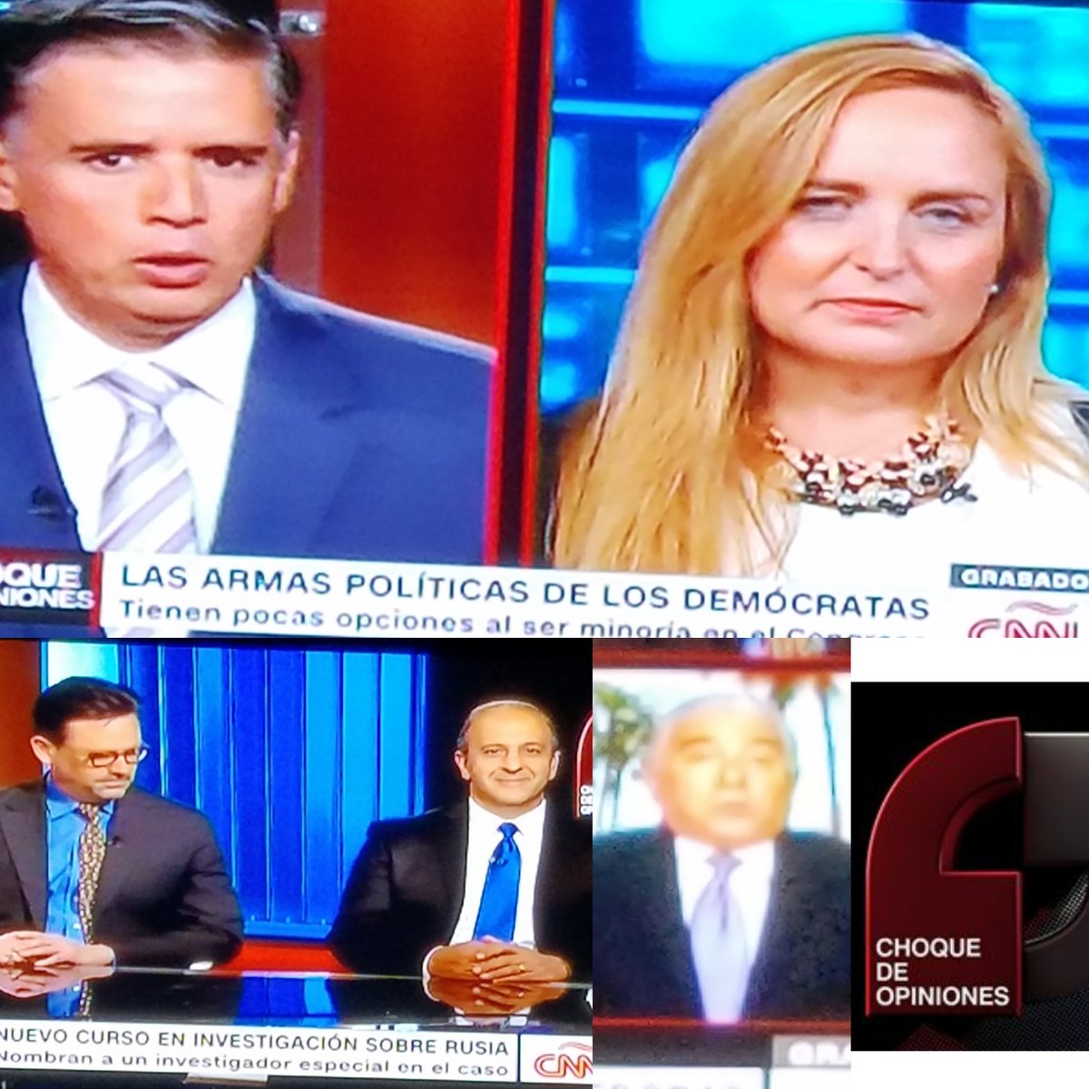 MariliCancio's tweet photo. Gracias @jclopezcnn por tenerme en #CNNChoque #Trump #Comey https://t.co/9Ep5EYGqCU