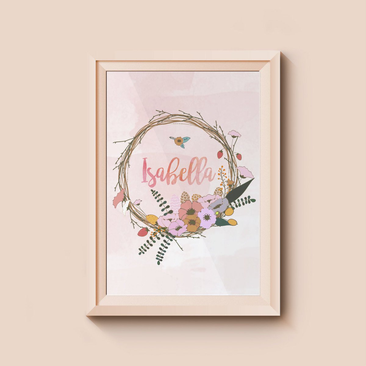 MiniShacks's tweet photo. Floral nursery print, floral wreath, nursery decor, name print, personalis… https://t.co/tU5i8FCn2n #Wahm #NamePrint https://t.co/EsGjoZ7tDT