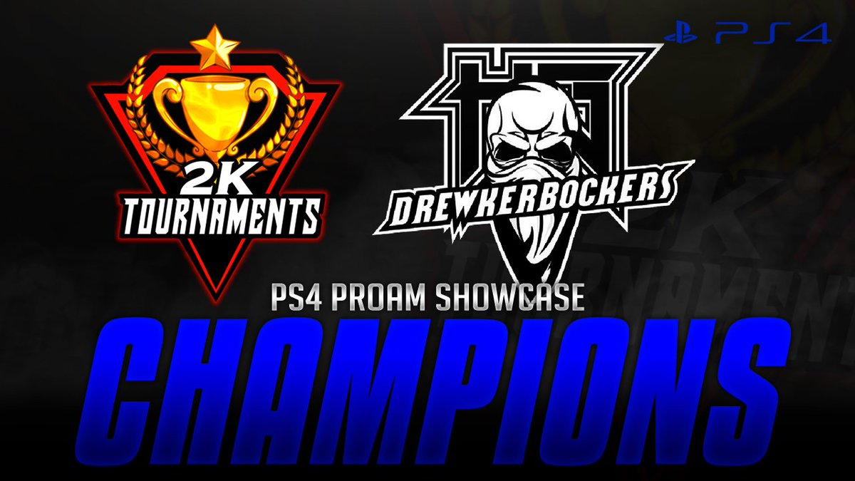 2KTournamentz's tweet photo. @HG_2K Are Your 2kTournaments Ps4 Pro-Am Showcase Champions! https://t.co/dQJKUYsx5p