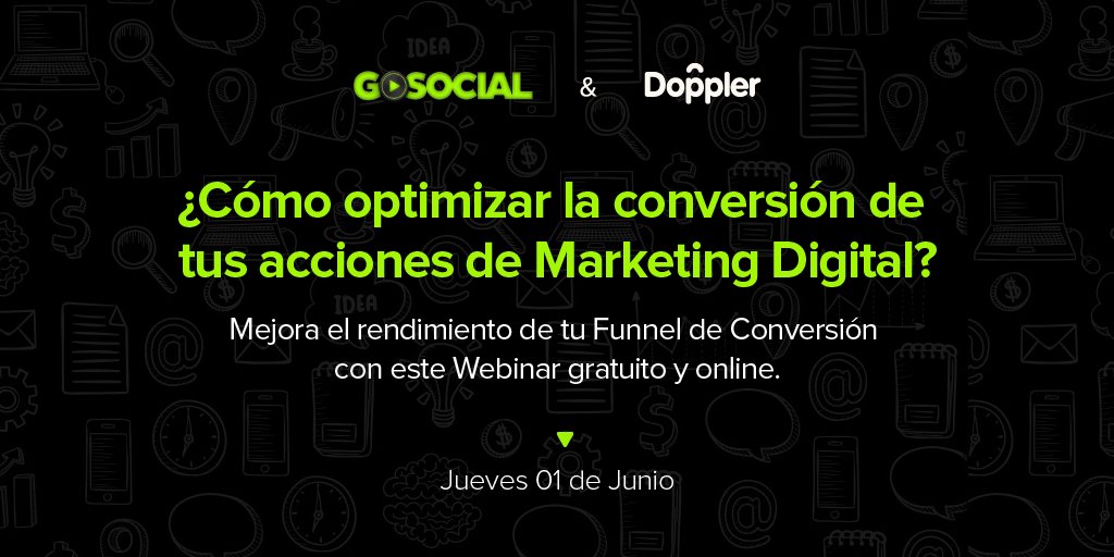 fromDoppler's tweet image. ¿Qué es el #FunnelDeConversión? ¿Cómo puedes mejorarlo para cumplir tus objetivos? Descúbrelo en este #Webinar&amp;gt; ow.ly/G5mR30c7MXy