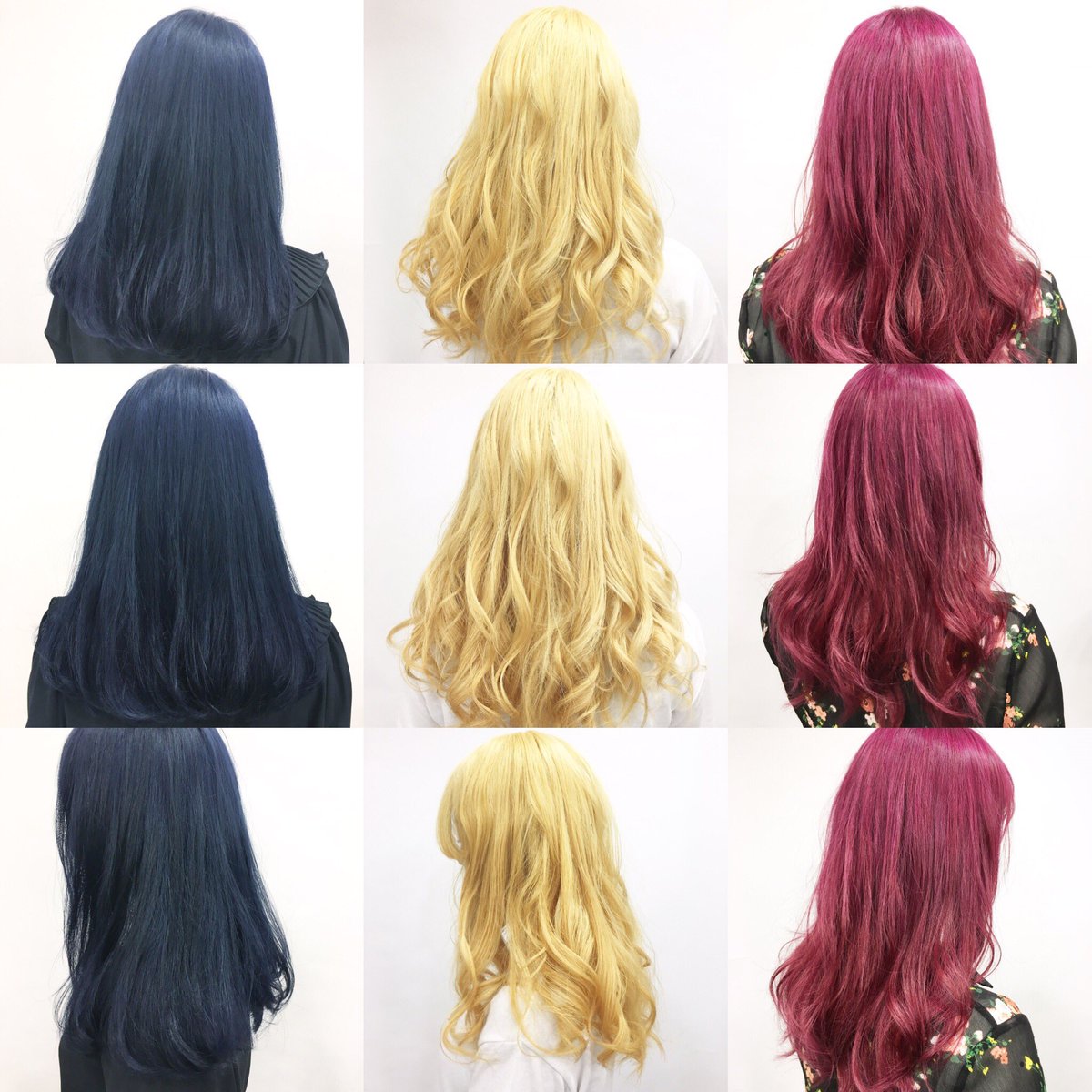 Tomo ホワイトブリーチ ホワイトカラー 派手髪 Sur Twitter 信号機カラー ネイビーブルー シャンパンゴールド プラチナピンク ネイビーカラー ブルーカラー シャンパンゴールドカラー ブロンドカラー ピンクカラー ベリーピンク Tomoki