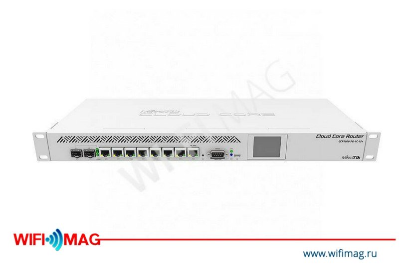 Mikrotik CCR1009-7G-1C-1S+ - новая модель 9и-ядерного маршрутизатора Cloud Core Router,смена модели CCR1009-8G-1S-PC.wifimag.ru/cat/mikrotik/e…