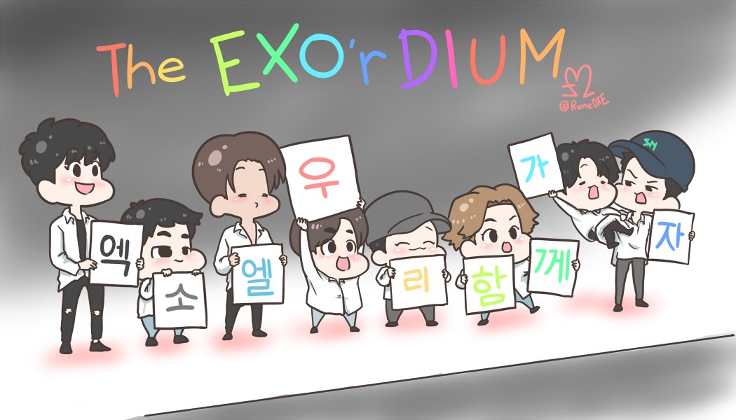 Rome0XE's tweet photo. Love all you guys 😍😍😍
#EXOrDIUMdotinSeoul https://t.co/NFNByZsY41
