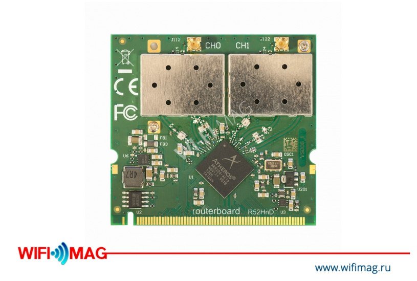 Акция!Радиокарта Mikrotik R52HnD по суперцене!
R52HnD - обновленная, более мощная версия популярной радиокарты R52Hn.wifimag.ru/cat/mikrotik/m…