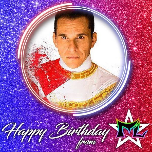 Happy birthday to Rocky the Red MMPR &Blue Zeo Ranger. Happy Birthday Steve Cardenas 