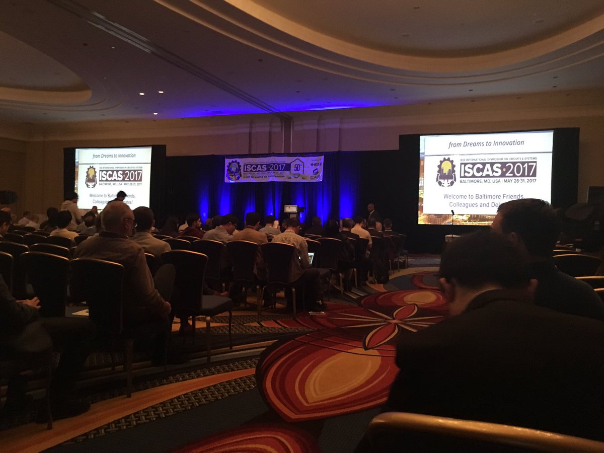 shahrzadke's tweet image. Just attended #ISCAS2017 keynote speech