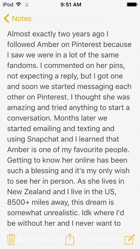 glitter_natalie's tweet photo. The fact that I could meet @imjustalostphan in 23 days after two years of talking IS SO EXCITING!! #purpleheartfriendship @ColleenB123 https://t.co/Crn3RgFG5V