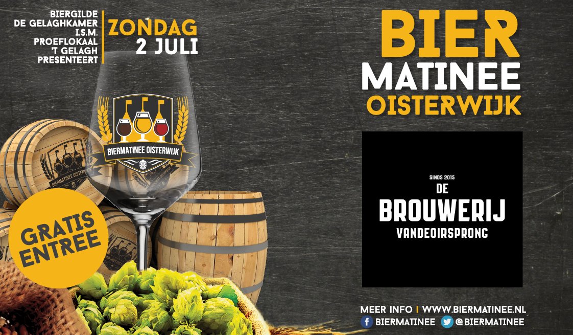 De 8e deelnemer aan het Biermatinee: Vandeoirsprong uit Oirschot! (<a href="/vandeoirsprong/">Vandeoirsprong</a>) #Biermatinee #Oisterwijk