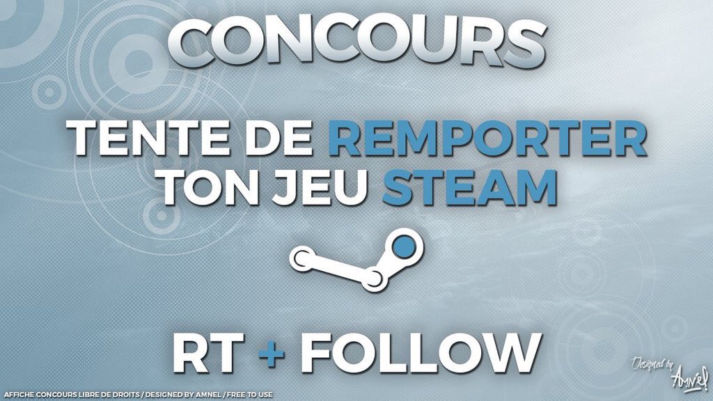 zbebconcours's tweet image. ⚠️ #CONCOURS ⚠️
Gagne ta clé STEAM
#RT + #FOLLOW :
@zbebconcours 
@Azerh_PFF 
@Winigame 

TAS: 100RT