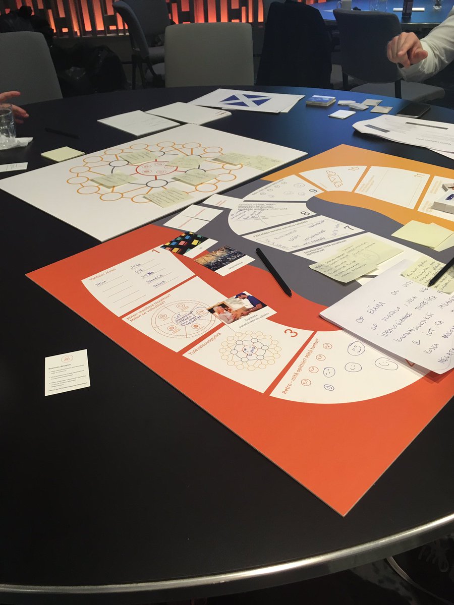 Muotoilupeli in action #OPmuotoilu päivässä ✌️#servicedesign