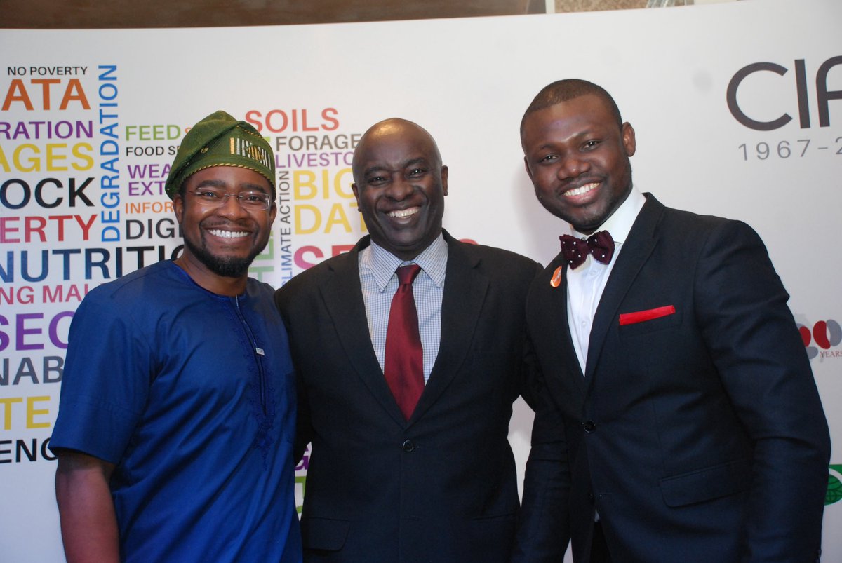 funsosomorin's tweet photo. All smiles today. Great celebration of the 50th anniversary of CIAT. @DebisiAraba @JohnSibiOkumu 
#CIAT50 #PABRA20 https://t.co/Lh0ntIj8L6