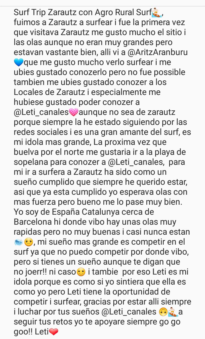 paulas_urfer89's tweet photo. @Leti_canales @AritzAranburu  @FESurfing_  Mi pequeño sueño🏄 https://t.co/RF5TO8MUN5