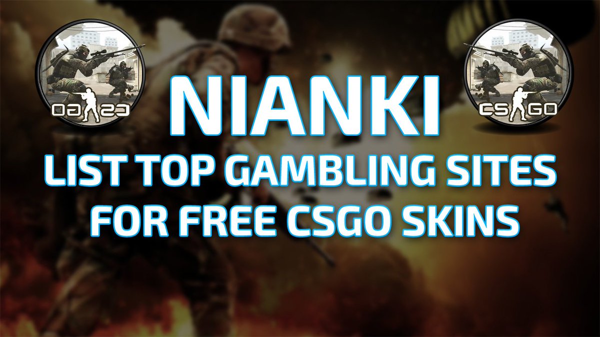 NiankiCSGO's tweet photo. #CSGO #CSGOgiveaway #csgogambling #csgofast #RT
🎁 YOU CAN TRY TO WIN SKINS FOR FREE WITH OUR AFFILIATE CODES!🎁
💰https://t.co/5A5b7Hcpdo💰 https://t.co/FM4jZygkiu