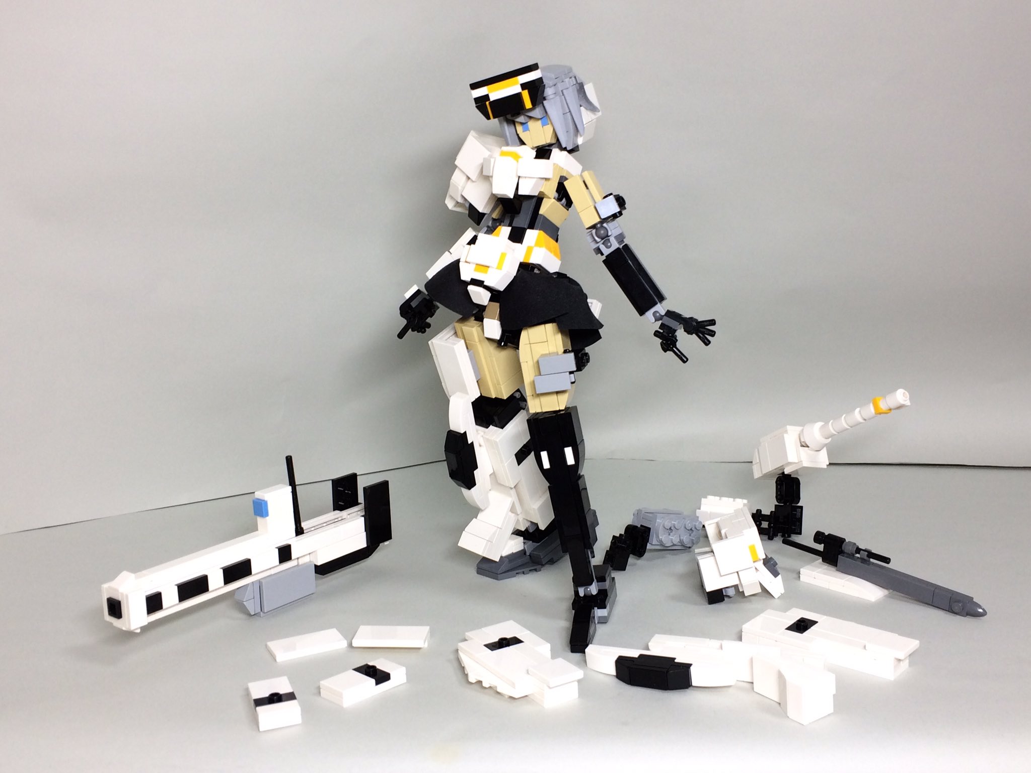 七日坊主 レゴブロックで作った フレームアームズ ガールの 轟雷改 アニメ版 今日はここまで Lego レゴロボ Faガール フレームアームズガール フレームアームズ ガール T Co Jstry15t Twitter