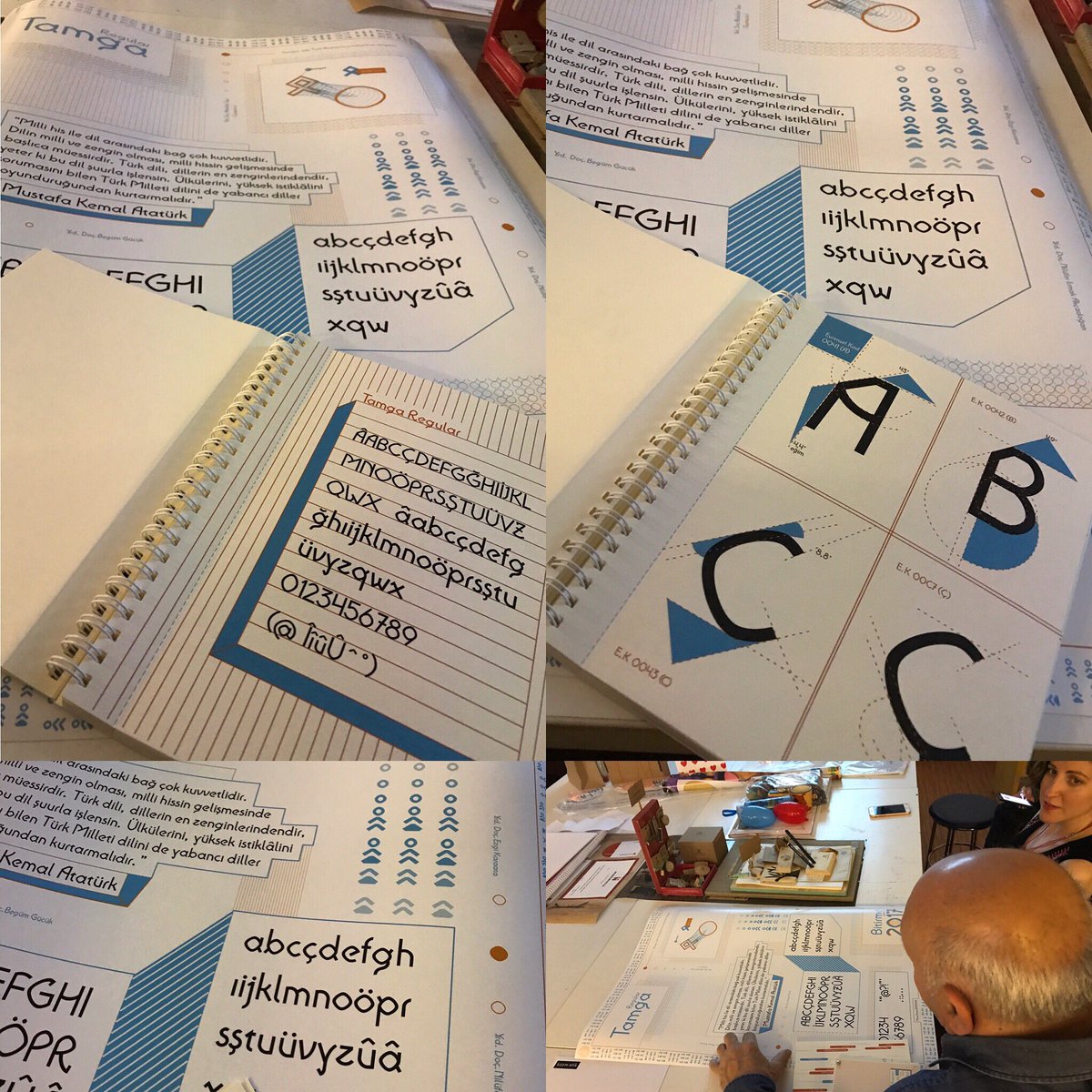 nirmak's tweet photo. Doğuş Üniversitesi Sanat ve Tasarım Fakültesi Grafik Bölümü öğrencilerinin proje sunumlarından #graphickdesign #students #typography https://t.co/Qwj4LYXREl