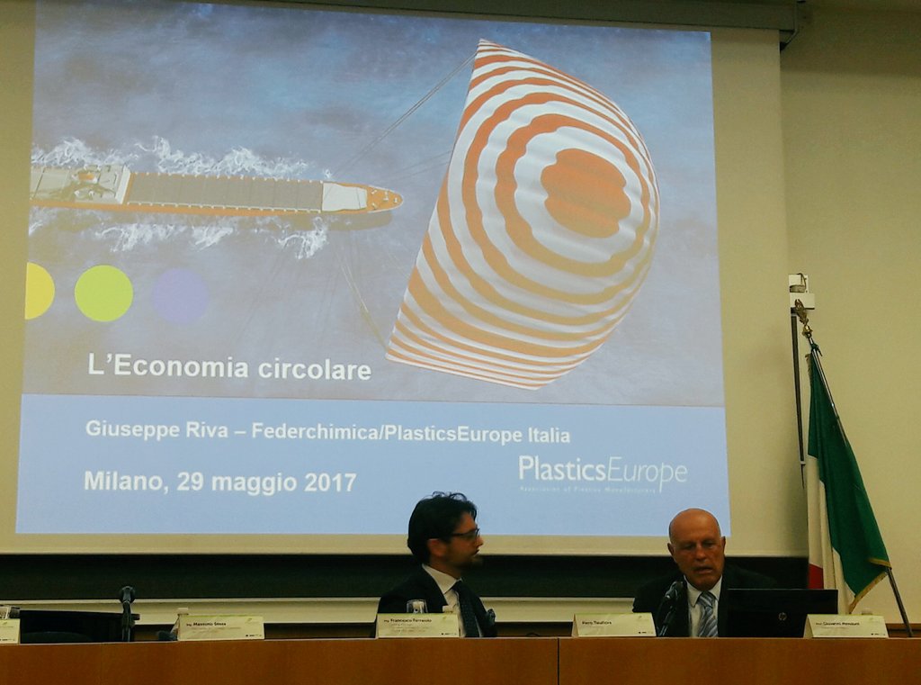 RadiciGroup's tweet photo. Giuseppe Riva, Presidente @Plasticseurope parla di #EconomiaCircolare in occasione di #InnoProWire @LIFE_Programme https://t.co/P5iNMPg6eM