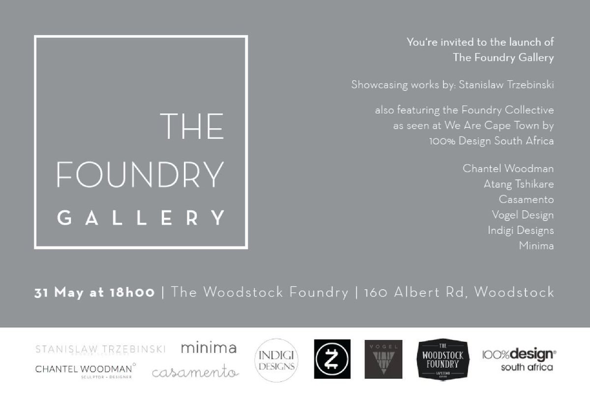 The Foundry Gallery is launching on Wednesday, and you are invited! feat. <a href="/Trzebinski_art/">Stanislaw Trzebinski</a>, <a href="/ChantelWoodman/">Chantel Woodman</a>, and more!