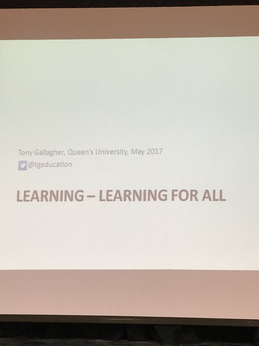 stmarysderry's tweet photo. We extend a warm welcome to Tony Gallagher, Queen's University. #LearningForAll #SMDLC @tgeducation https://t.co/hFJywOMQ7B