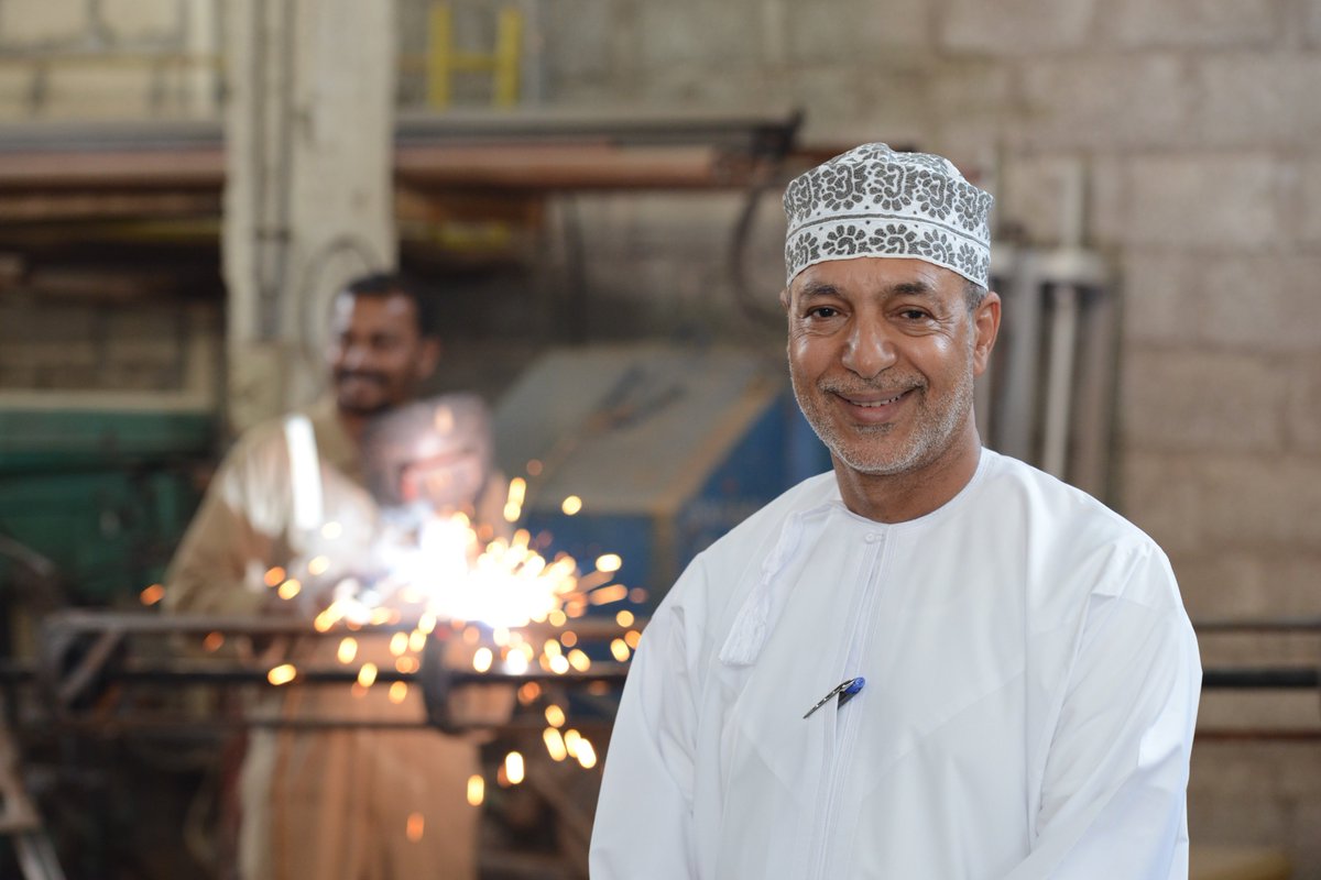 OmanMSME's tweet photo. Abdullah Ahmed Al Salti is an #Entrepreneur who's carved out a niche in the steel industry of #Oman Catch up with him on #JO17 #MSME https://t.co/YjGMKGR0LD