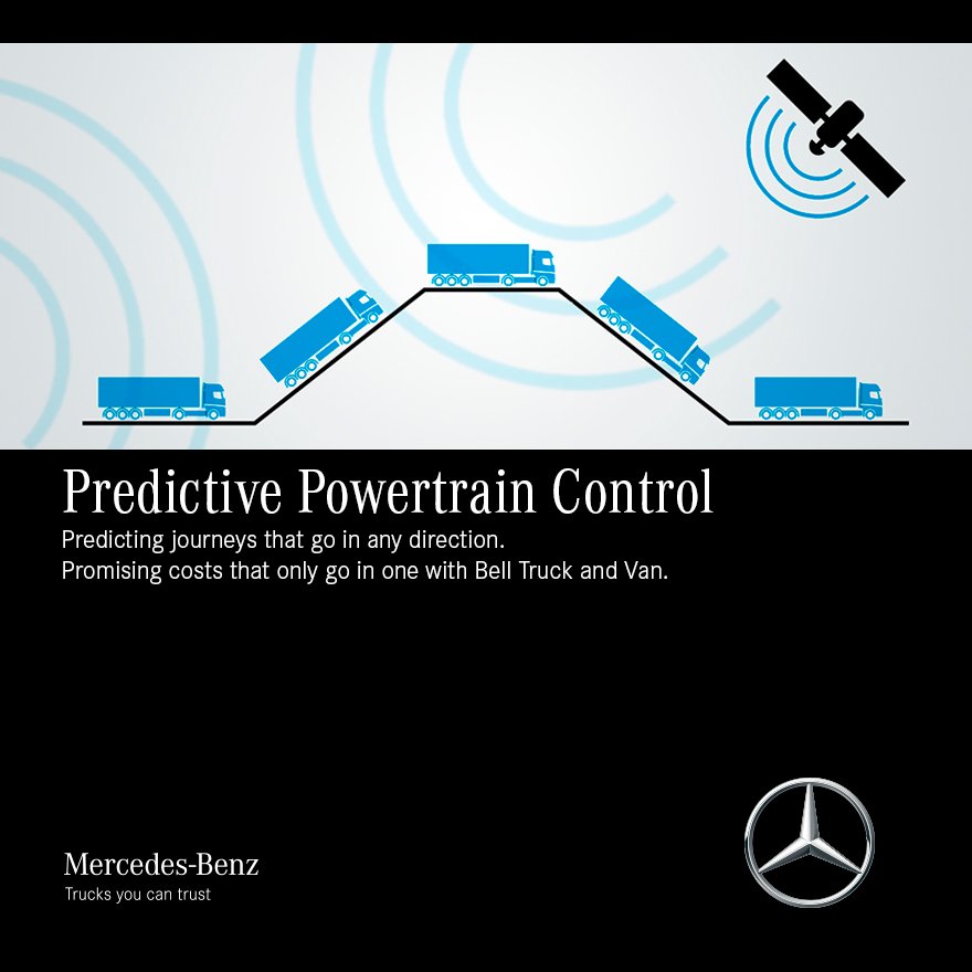 belltruckandvan's tweet photo. For as little as ยฃ2.50 per week, #PredictivePowertrainControl uses #GPSdata and #3Dmaps to scan the road ahead https://t.co/o9N68DVAPe https://t.co/g77i8ZbuDH