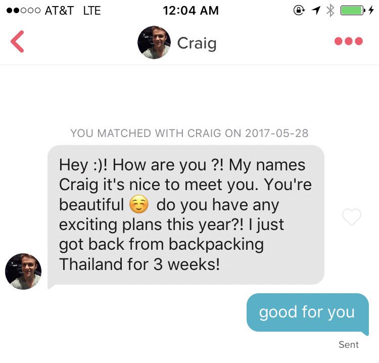 naomiwokeman's tweet photo. me on tinder
#poorcraig https://t.co/fKkxcIZ3HW