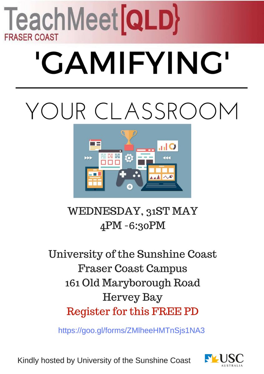 moocargirl's tweet photo. #TMFraser happening this Wed at @usceduau Fraser Coast Campus. @mrsmiths56class sky ping in! Register here: https://t.co/3kKuQcgsLG https://t.co/e2nUhAhGNm