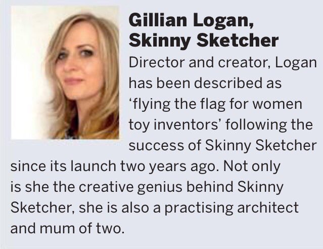 Chuffed to make The Toy News Women In Toys List. <a href="/ToyNewsOnline/">ToyNews</a> #WomeninBusiness