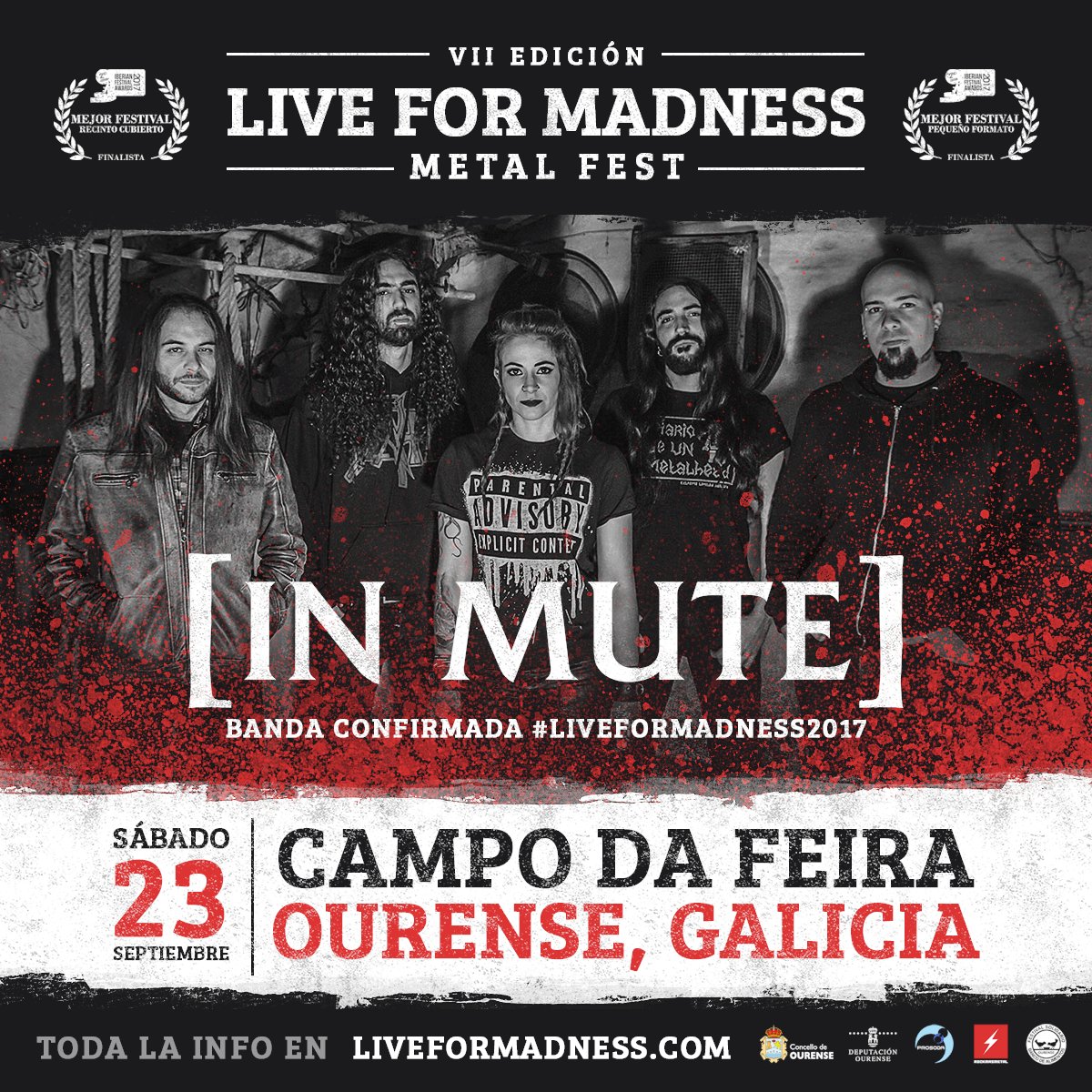 liveformadness's tweet image. #LiveForMadness2017 | BANDA CONFIRMADA: [IN MUTE] | liveformadness.com/in-mute #ConfirmacionesLFM2017