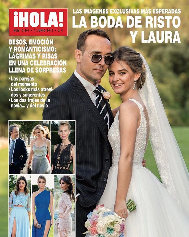giraedurne's tweet photo. Nuestra @Edurnity sale en la portada de la revista @hola como una de las invitadas destacadas en la boda de @ristomejide y @LauraEscanes. https://t.co/ijW91ZZAxJ