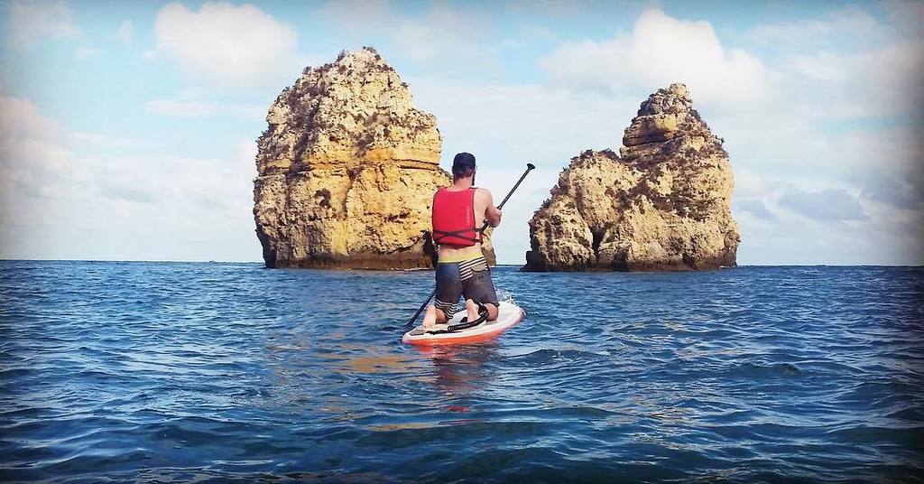 RemiGig's tweet photo. SUP'ping the Algarve 
#portugal #algarve #SUP #standuppaddle #lagos #praiadocamilo #cliffs #ridiculouslifevests #s… https://t.co/7ouAKq0H3a https://t.co/48MowYm7SX