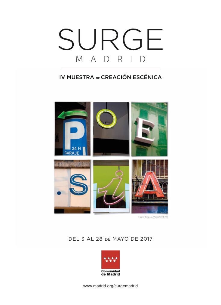 ¡Hasta el próximo #SurgeMadrid! Gracias a tod@s l@s colabor@s: salas, compañías, compañer@s y por supuesto al público que ha estado allí 😄