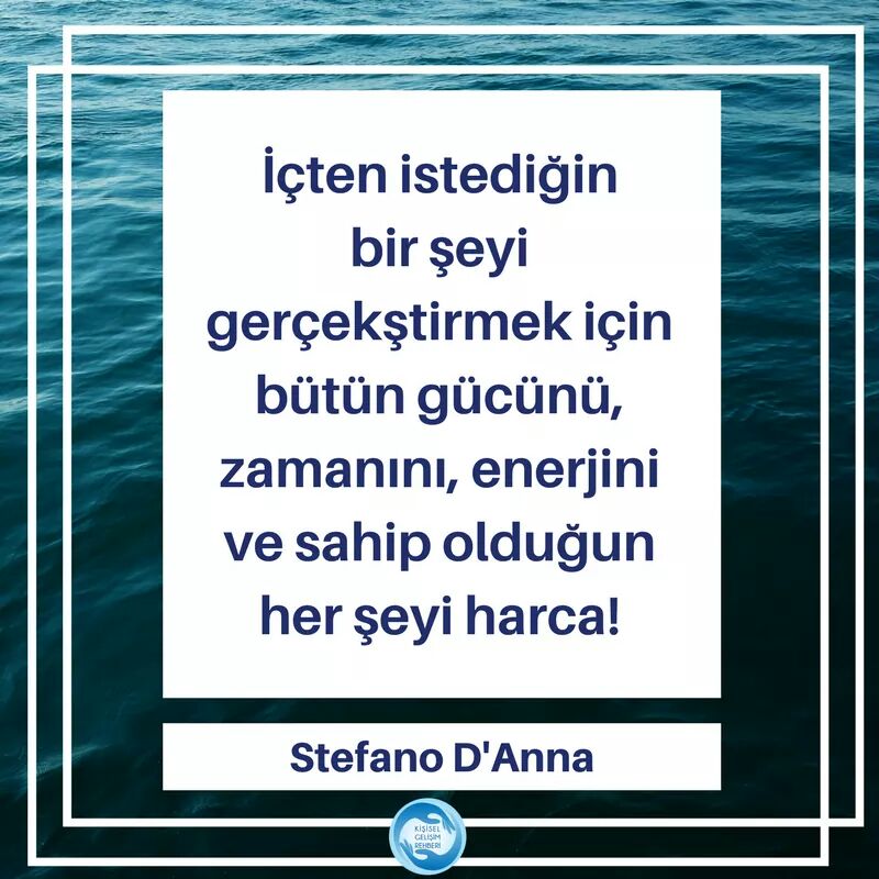KgRehber's tweet photo. #GününSözü #KGRehberi #StefanoDAnna
Yeni haftanın sana yenilikler getirmesi için hemen şimdi başla! https://t.co/ki7dR8hN9y