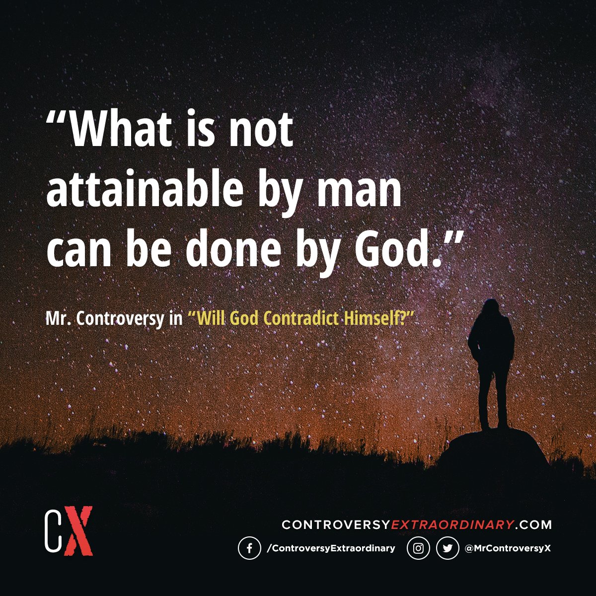 MrControversyX's tweet photo. What is not attainable by man can be done by God. 

https://t.co/EKPiIwZvJV

#TheAbsoluteTruth https://t.co/y1qowXVwUa