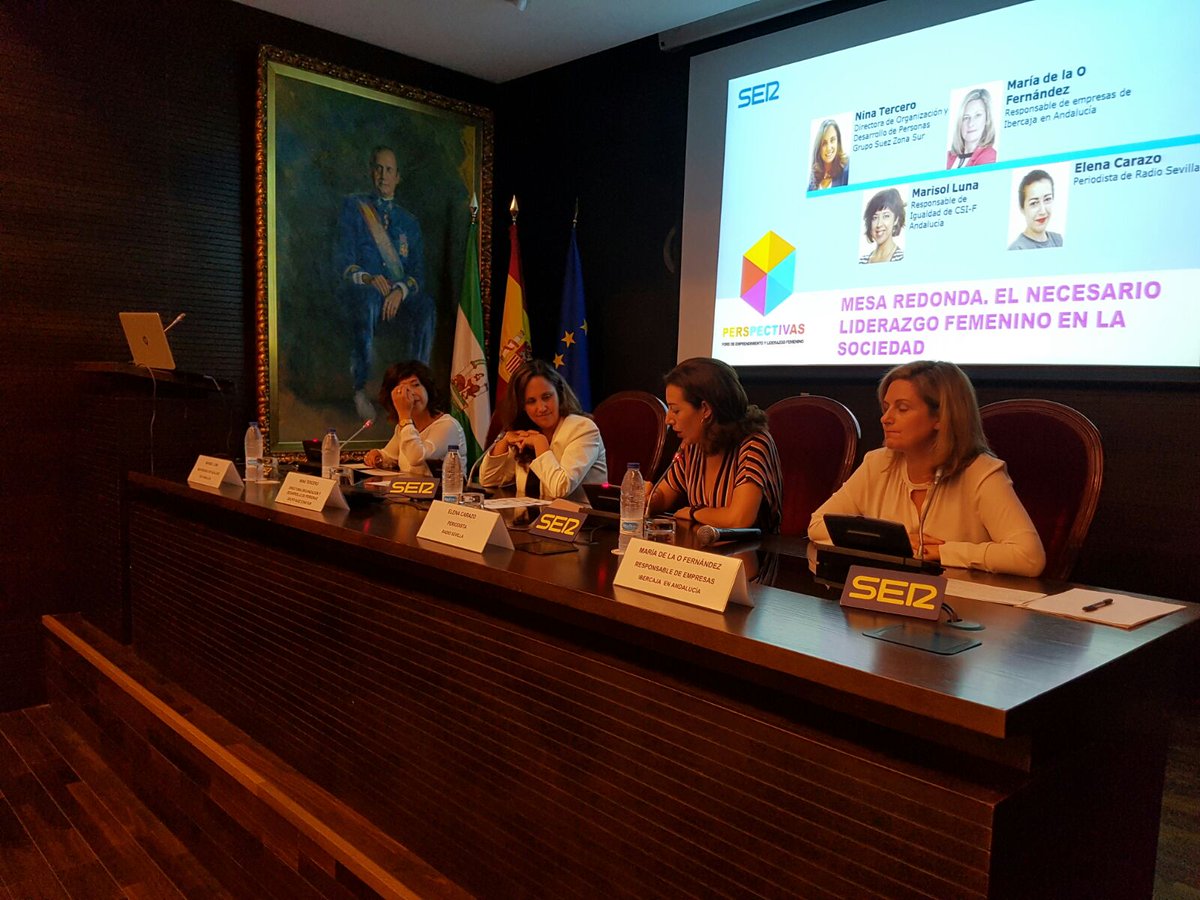 InfoHidralia's tweet photo. #perspectivasSer: nuestra directora, @NinaTercero, expone su doble visión de Directiva de éxito y madre de dos niños. @RadioSevilla https://t.co/qYEdIoNKRq