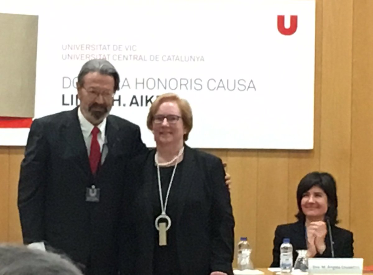 Nova doctora Honoris Causa de la UVic-UCC: Linea H. Aiken @uvic_news