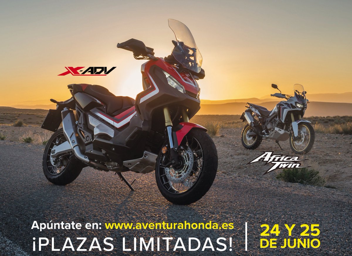 motociclismo_es's tweet photo. ¿Te apetece probar con nosotros la nueva @HondaMotosES X-ADV?¿Y la Africa Twin? Reserva tu plaza en https://t.co/n2GJeXJbcC. 24/25 de junio https://t.co/VBkvDcGTLG