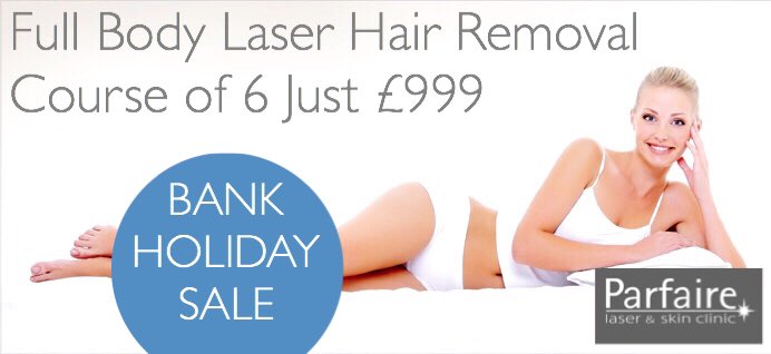 Full body laser hair removal course of 6 (2 hours per session) just £999 till 5pm Saturday 3rd!#beckbromfl #cynosure