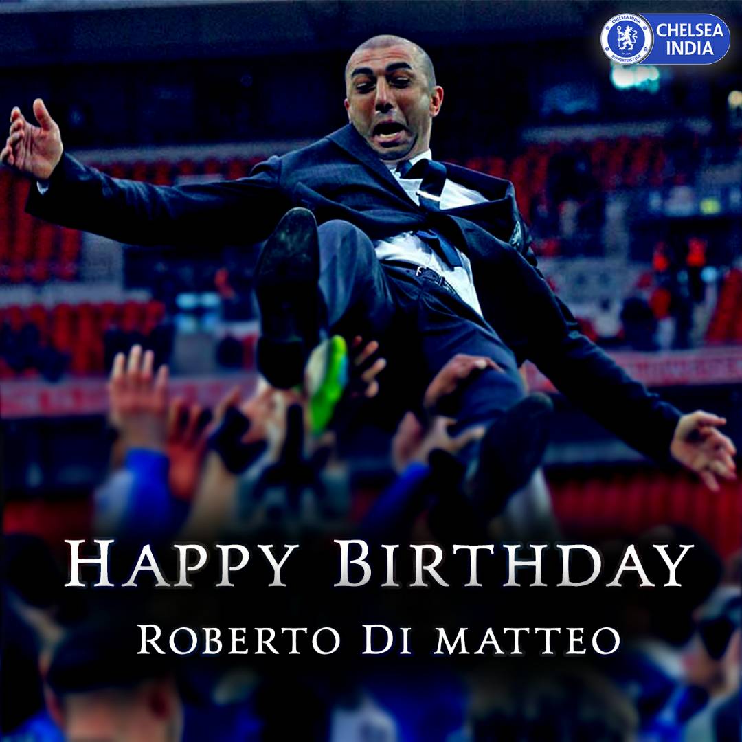 Wishing club legend and winning manager, Roberto di Matteo a Happy Birthday! 