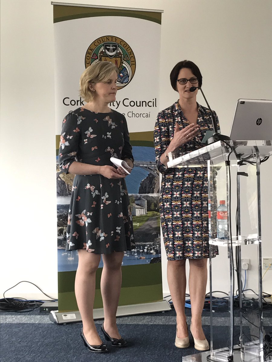 @kmackfitzgerald and Angela Kelleher showing us some of the current #ServiceRePublic projects in action @Corkcoco - #openconversations