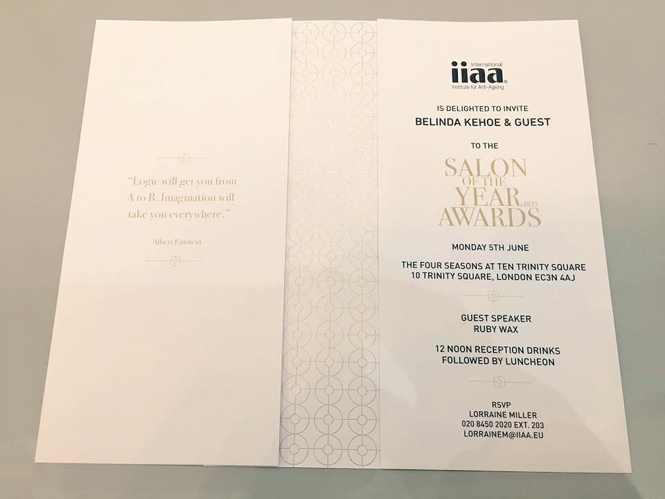 WxSkinClinic's tweet photo. Counting down the days until the International Institute for Anti-Ageing awards in London! We're a finalist in the @UK_ANP programme section https://t.co/bwt2eY4zqZ