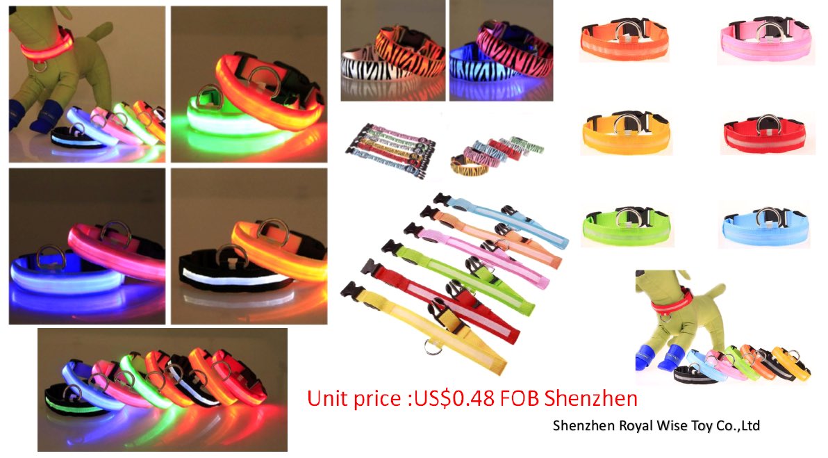 FreddyYe1's tweet photo. Best seller LED collar for pets safety https://t.co/LjKrNHOz4A