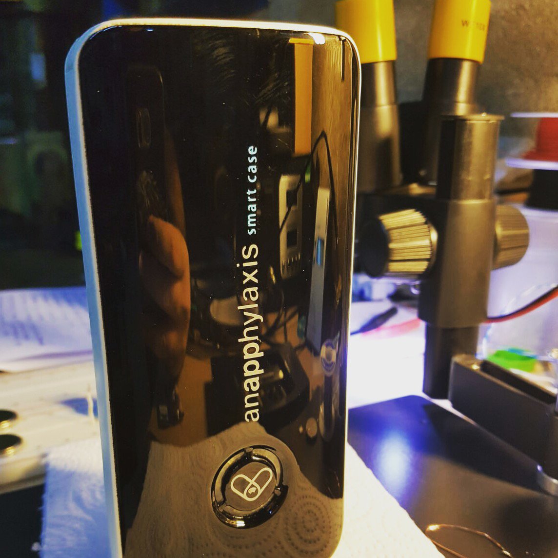 neodidesign's tweet photo. Anapphylaxis smart cover 2injectors prototype #medicaldevice #smartcase #prototyping #neodiLAB https://t.co/DGgHxTI9E8