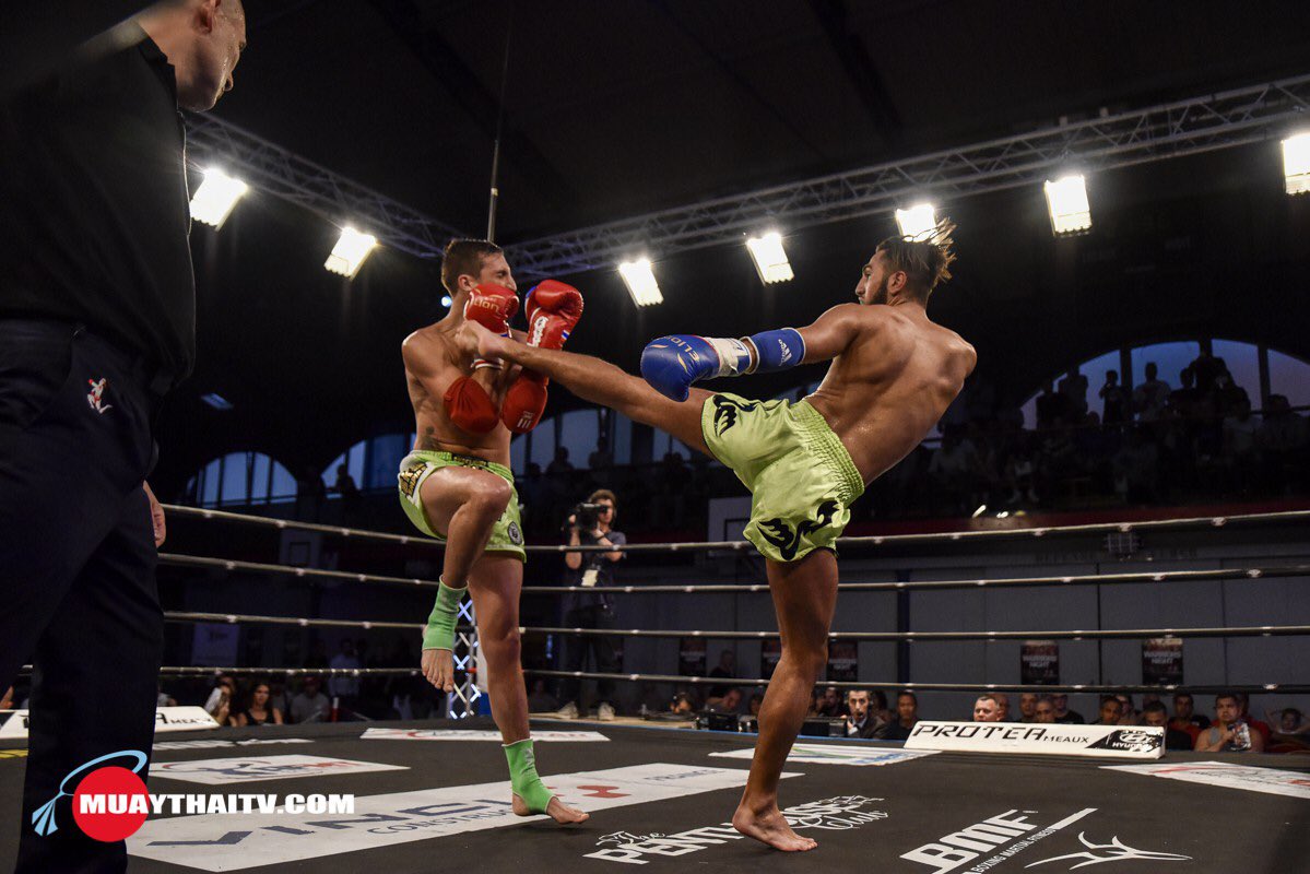 👊🏼Victoire de Aïman Al Radhi samedi face à Arthur Dutourne lors de la #WarriorsNight #muaythai #boxe #boxing #mma #paris