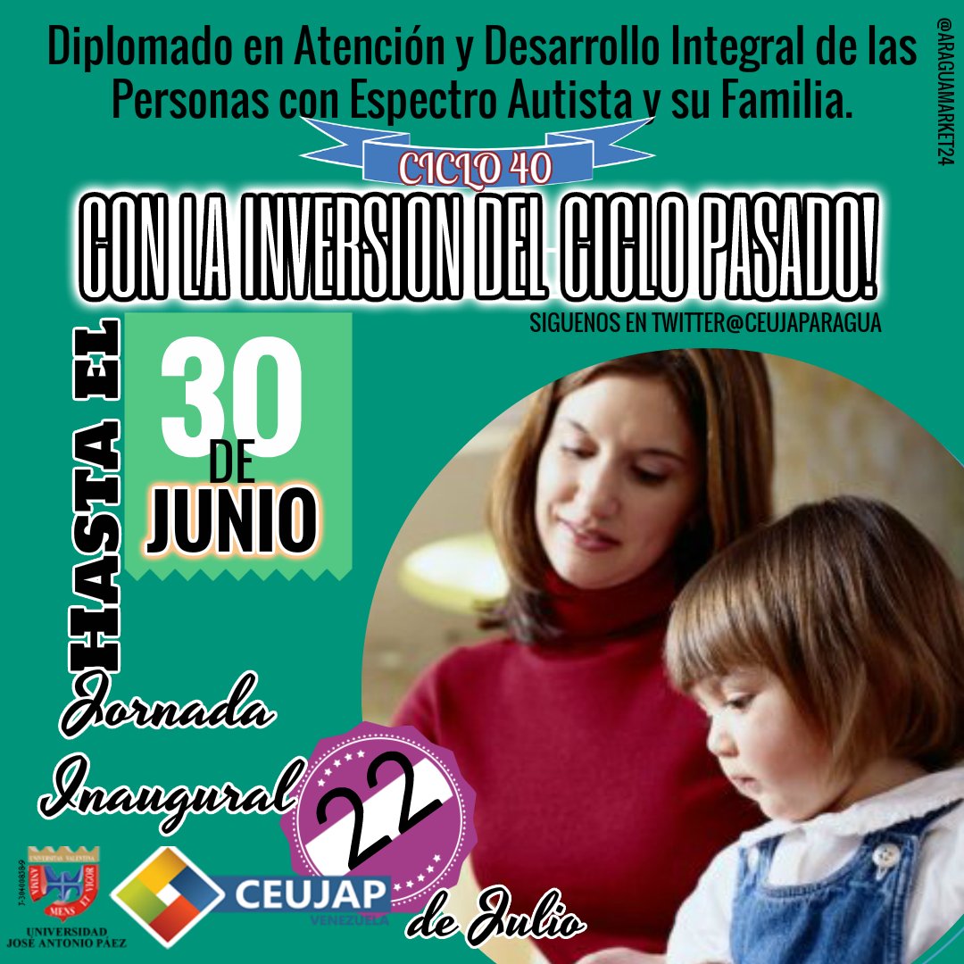 ceujaparagua's tweet photo. #29May
#FelizLunes
Primer dia de una nueva semana! 7 oportunidades para luchar por tus objetivos!
Dejanos acompañarte!
#UNETEalCEUJAP https://t.co/B135qLd7tE